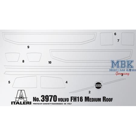 Volvo FH16 Medium Roof