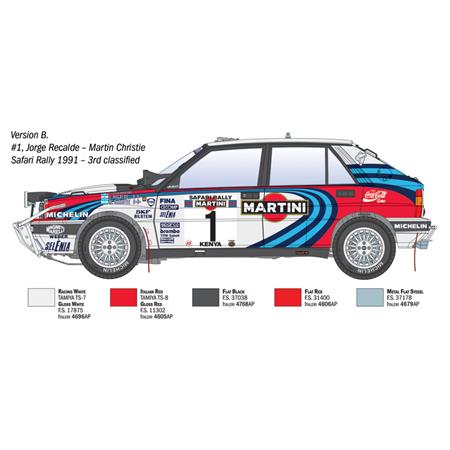 Lancia Delta HF Safari Integrale 16v 1991 R 1:12