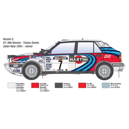 Lancia Delta HF Safari Integrale 16v 1991 R 1:12