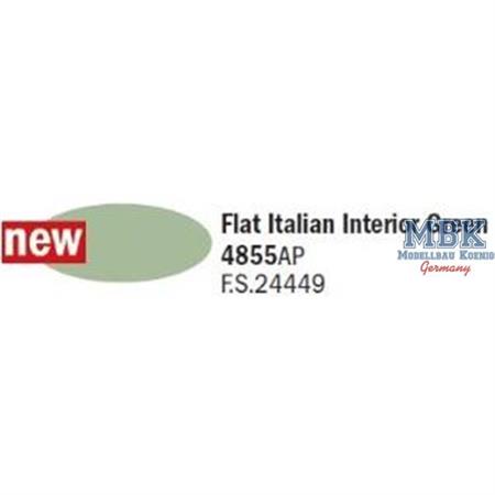 Flat Italian Interior Green/ Ital. Interior Grün
