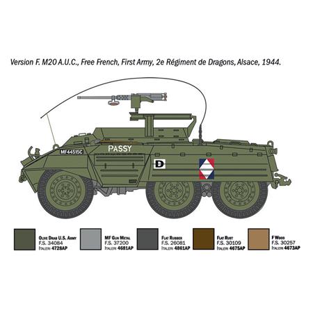 M8 Greyhound / M20 Armored Utility Car 1:72
