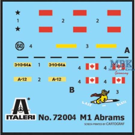 M1 Abrams  - MODEL SET