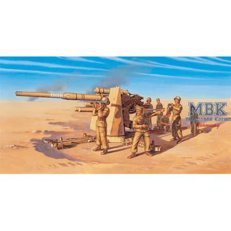 8.8 cm Flak 37 mit Crew