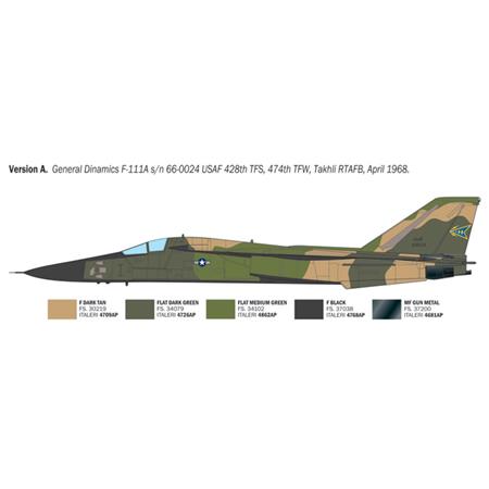 General Dynamics F-111A Aardvark 1:72