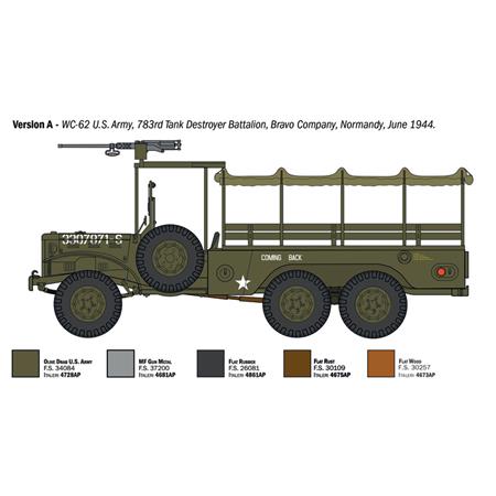 Dodge WC 62 1,5ton 6x6 cargo truck