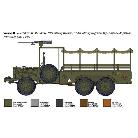 Dodge WC 62 1,5ton 6x6 cargo truck