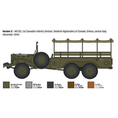 Dodge WC 62 1,5ton 6x6 cargo truck