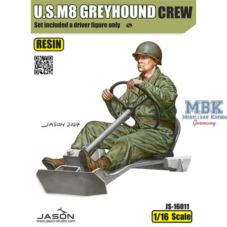 U.S. M8 Greyhound driver figure 1:16