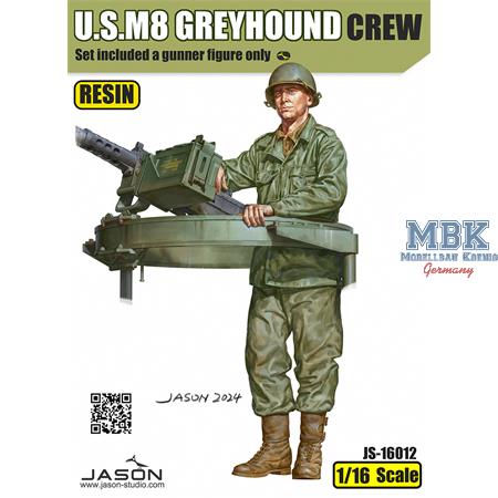 U.S. M8 Greyhound gunner figure 1:16