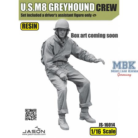 U.S. M8 Greyhound driver's assistent figure 1:16