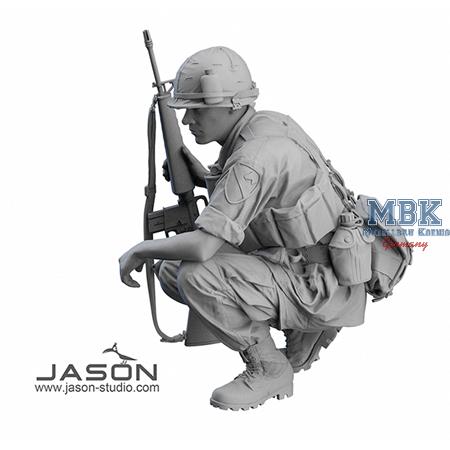 U.S. Army infantryman figure 1:16