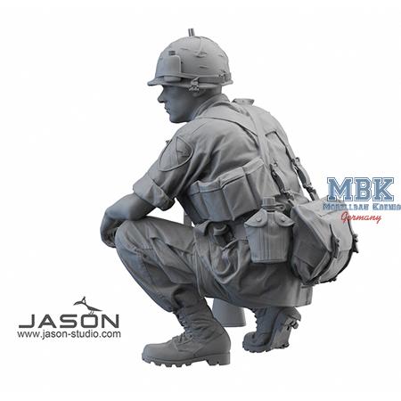 U.S. Army infantryman figure 1:16