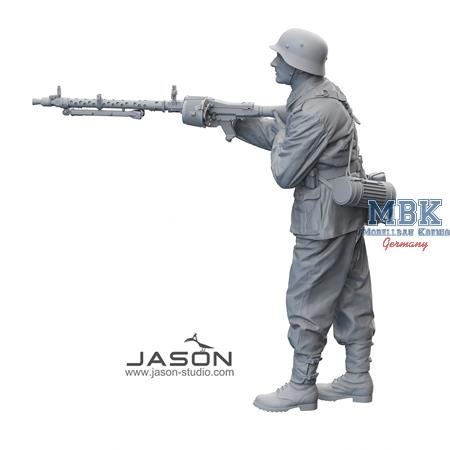 German Sd.Kfz. 250/1 Ausf.A Half Track gunner 1:16
