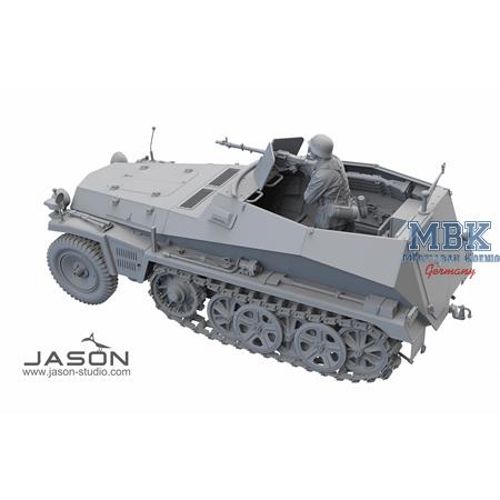 German Sd.Kfz. 250/1 Ausf.A Half Track gunner 1:16