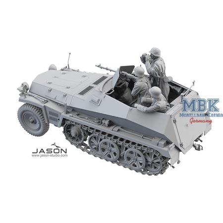 German Sd.Kfz. 250/1 Ausf.A Half Track crew 1:16