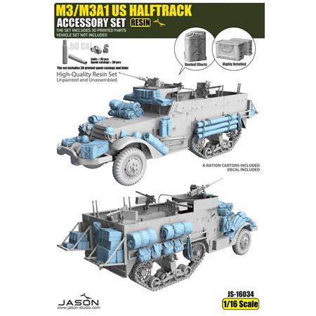 M3/M3A1 US Halftrack Accessory Set 1:16
