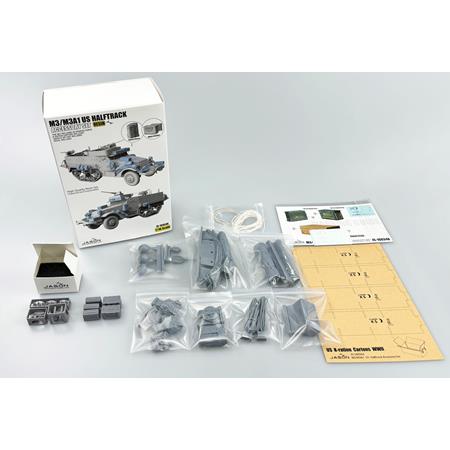 M3/M3A1 US Halftrack Accessory Set 1:16