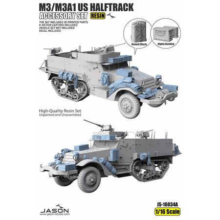 M3/M3A1 US Halftrack Accessory Set 1:16