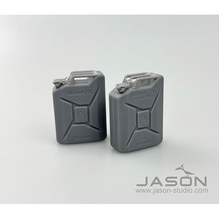 WWII German jerrycan and water can 1:16