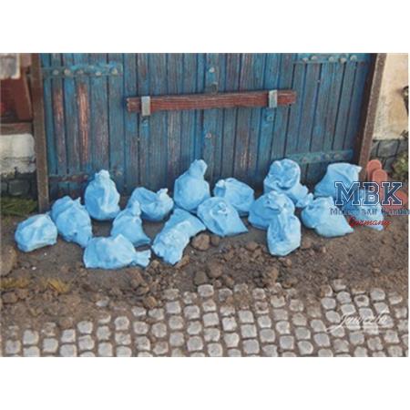 Müllsäcke blau / Garbage bags blue (10x)