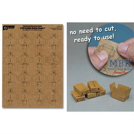 Combat ration boxes 1