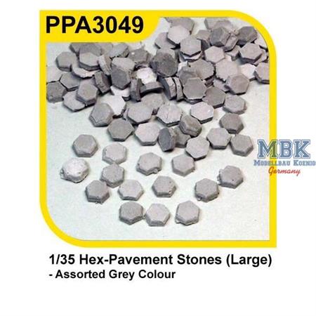 Hexagonal Pavement stones large