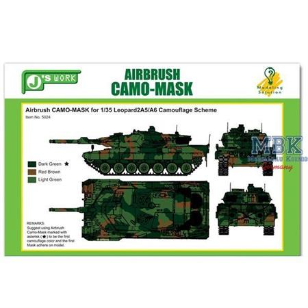 Airbrush CAMO-MASK Leopard 2 A5/A6