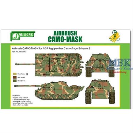 Airbrush CAMO-MASK Jagdpanther Camo Scheme 2