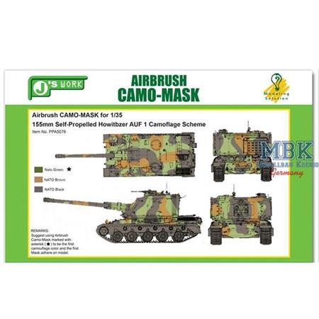 Airbrush CAMO-MASK 155mm SPH AUF-1