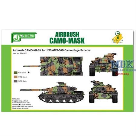 Airbrush CAMO-MASK AMX-30B