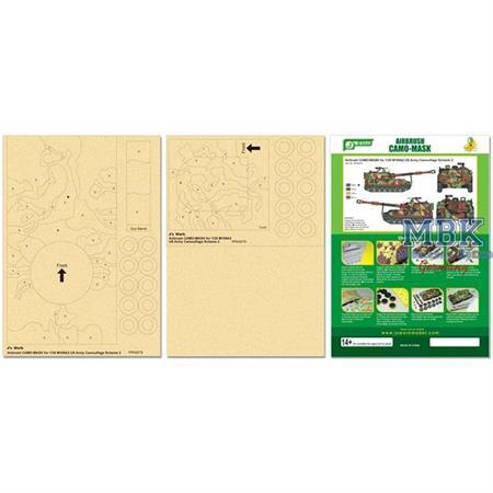 Airbrush CAMO-MASK US Army M109A2 Scheme #2