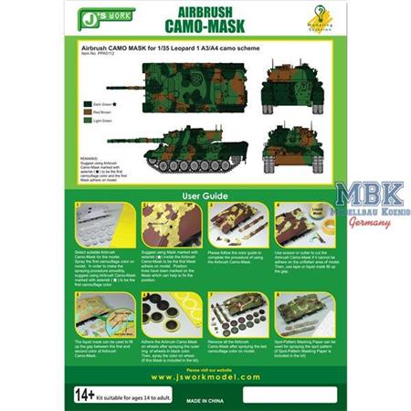 CAMO-MASK 1/35 Leopard 1 A3/A4 Camo Scheme