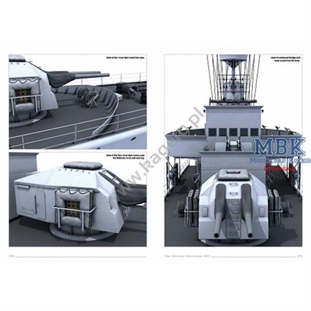 Kagero Super Drawings in 3D German Destroyer Z37