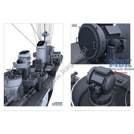 Kagero Super Drawings in 3D German Destroyer Z37