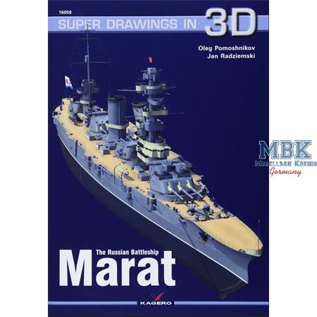 Kagero Super Drawings 3D Battleship Marat