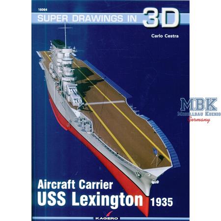 Kagero Super Draw3D Aircraft carrier USS Lexington
