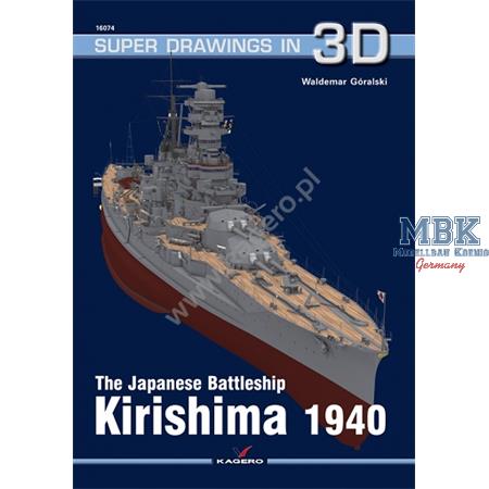 Kagero Super Drawings 3D Kirishima 1940 Japan Batt