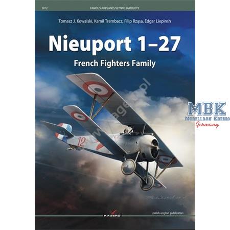 Kagero famous Airplanes Nieuport 1-27 French Fight