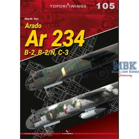 Kagero Top Drawings 105 Arado Ar 234