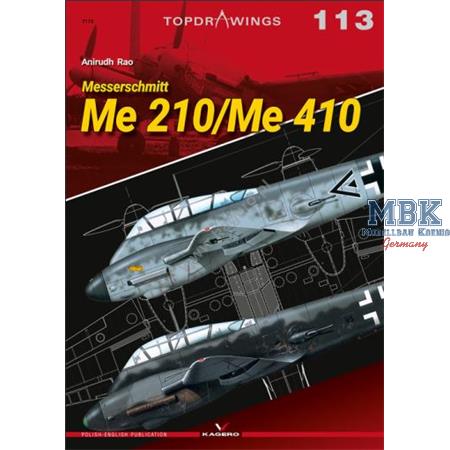 Kagero Top Drawings 113 Messerschmitt Me 210/410