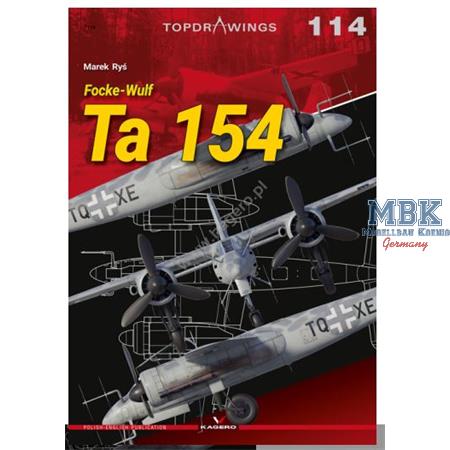 Kagero Top Drawings 114 Focke-Wulf Ta 154