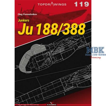 Kagero Top Drawings 119 Ju188 / 388