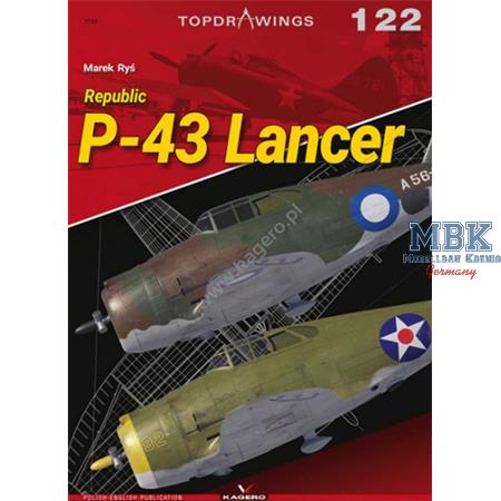 Kagero Top Drawings 122 Republic P-43 Lancer