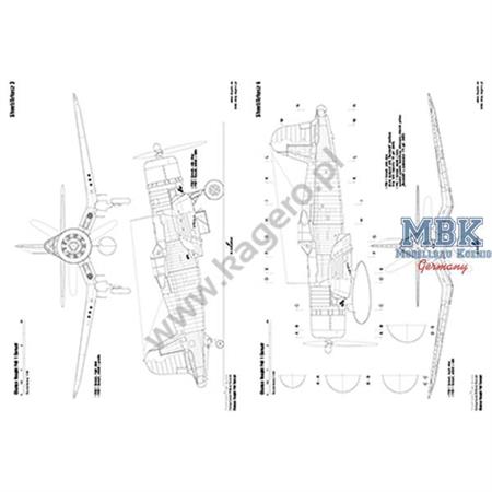 Kagero Top Drawings 53 Vought F4U Corsair XF4U F4