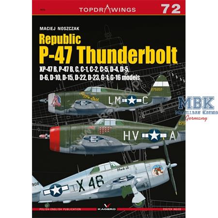 Kagero Top Drawings 72 Republic P-47 Thunderbolt