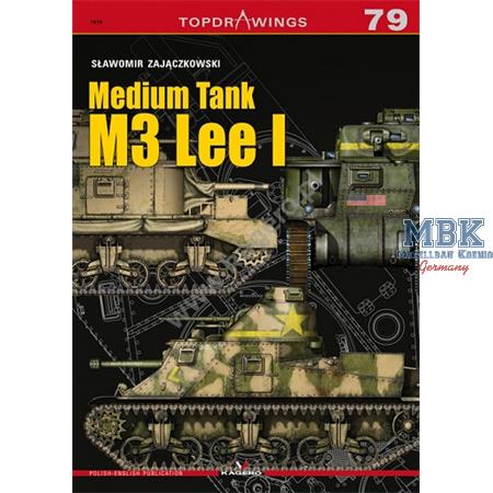 Kagero Top Drawings 79 Medium Tank M3 Lee I