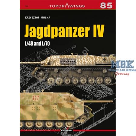 Kagero Top Drawings 85 Jagdpanzer IV L/48 + L/70