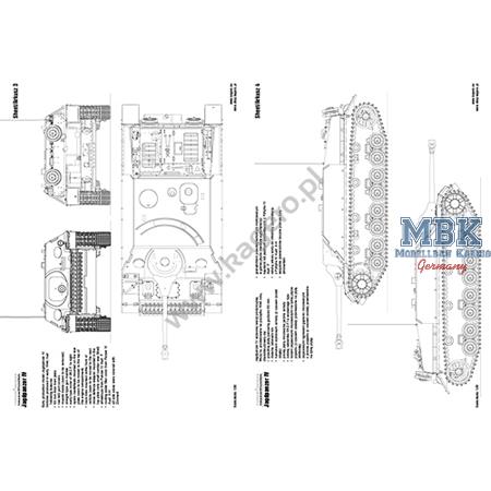 Kagero Top Drawings 85 Jagdpanzer IV L/48 + L/70