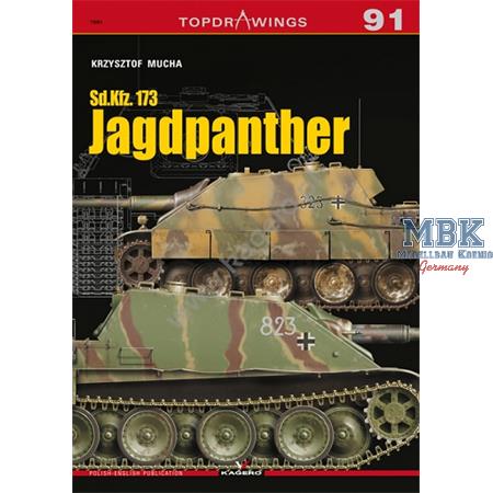 Kagero Top Drawings 91: Sd Kfz 173 Jagdpanther