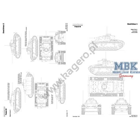 Kagero Top Drawings 93 Panzer III Ausf. J L M K